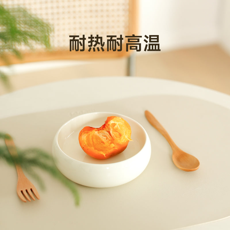 Meoof Pure Colour Leather Pet Feeding Mat Double-Sided PVC Placemat