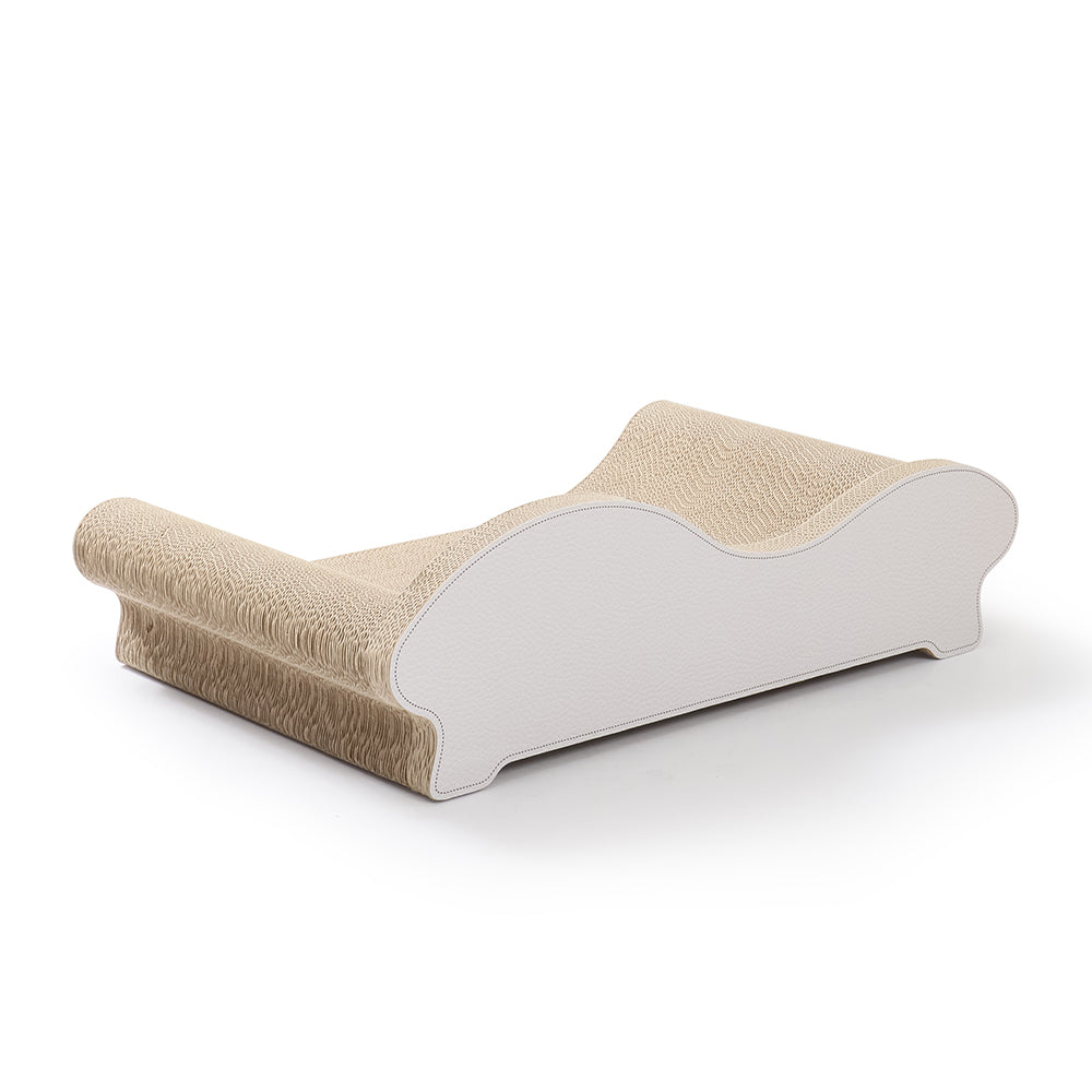 MEOWEVER Sofa Cat Scratcher Extra-Large Ergonomic Lounge Made from Recyclable Cardboard