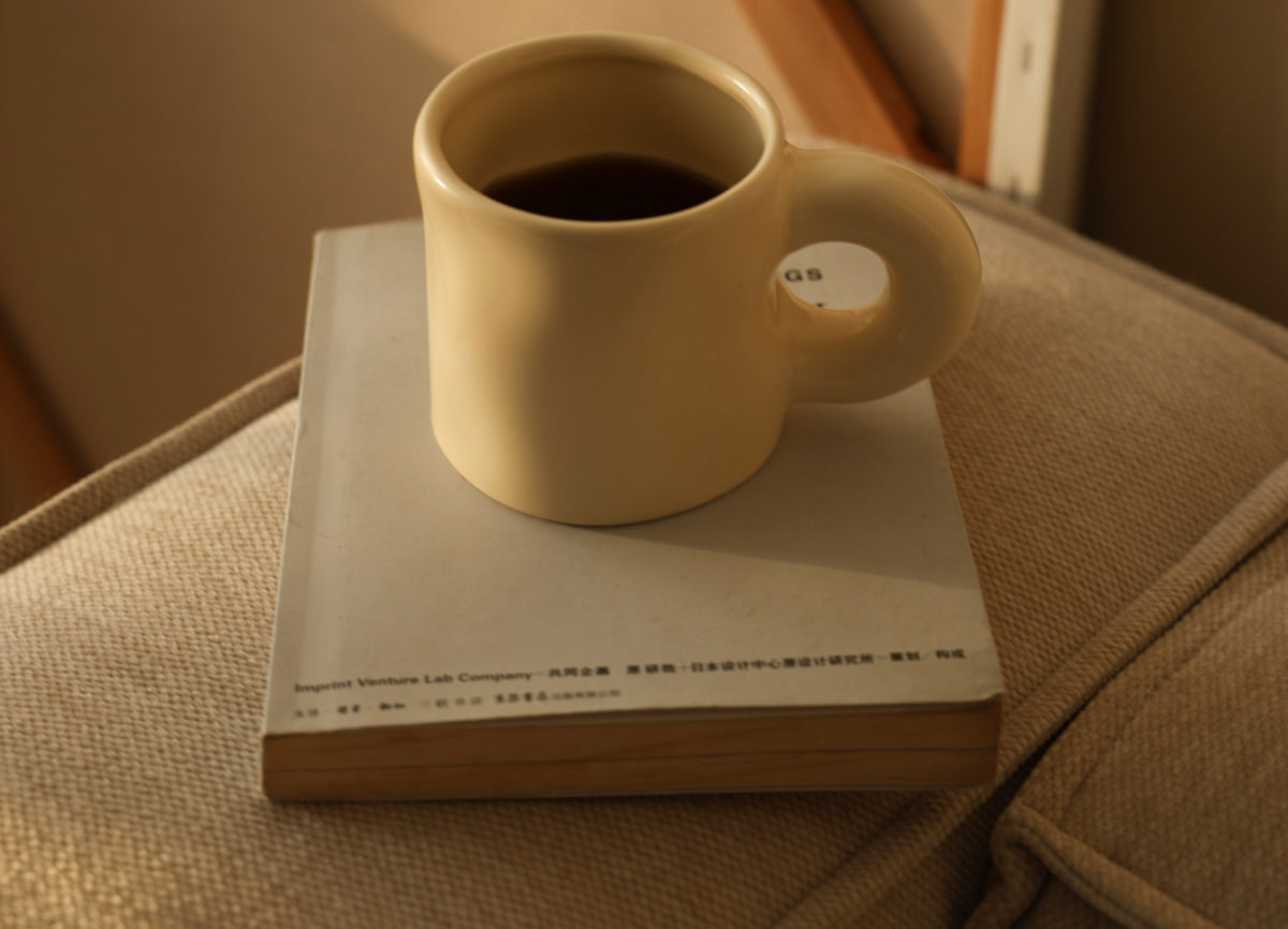 NieNie  Ceramic Pet Bowl Matching Handle Cup Parent-Child Shared Tableware Set