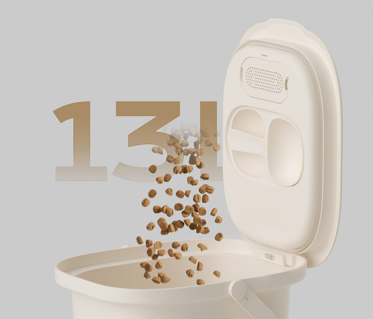 Smart Vacuum Pet Food Storage Container
