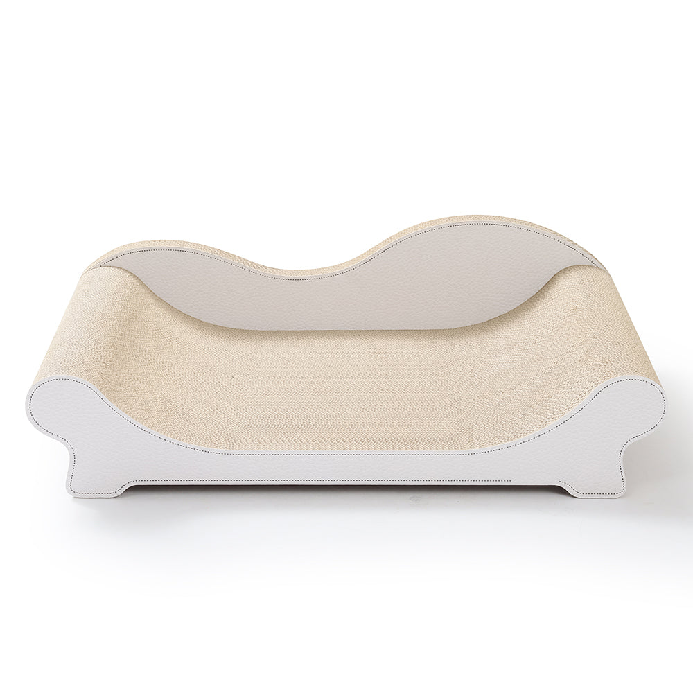 MEOWEVER Sofa Cat Scratcher  Extra-Large Ergonomic Lounge Made from Recyclable Cardboard