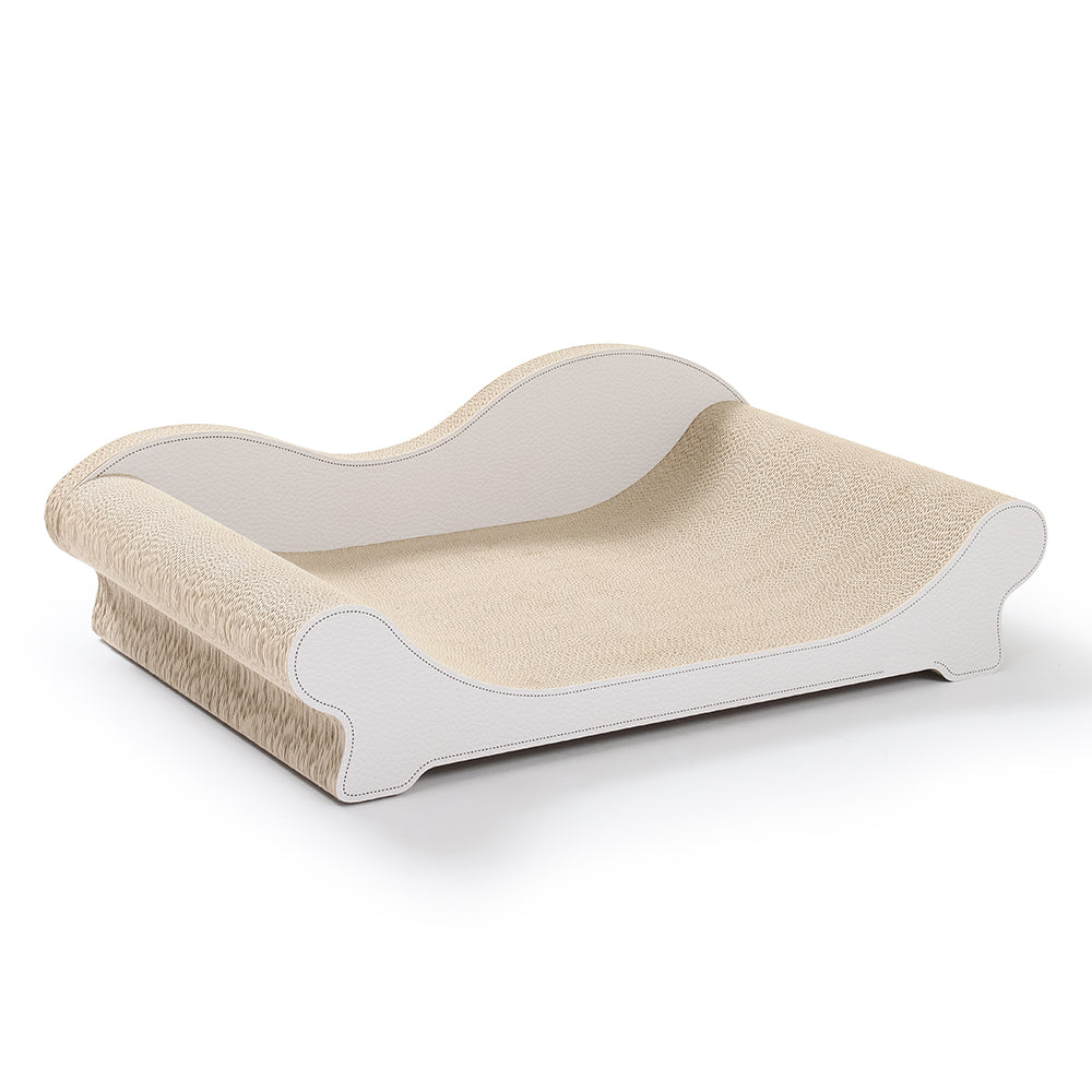 MEOWEVER Sofa Cat Scratcher  Extra-Large Ergonomic Lounge Made from Recyclable Cardboard
